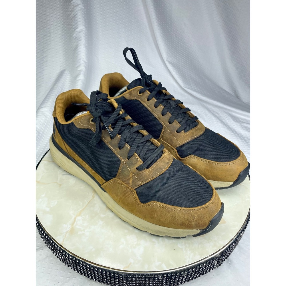 Carhartt Force FG2095-M Work Shoes Mens 12 Brown Black Leather Safety Sneaker